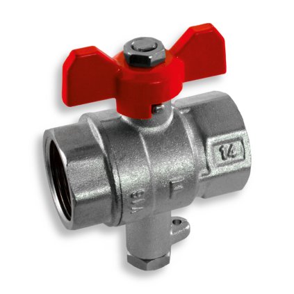 Novaservis, Kulový kohout EKO pro připojení čidla - motýlek 1/2", EK116/15