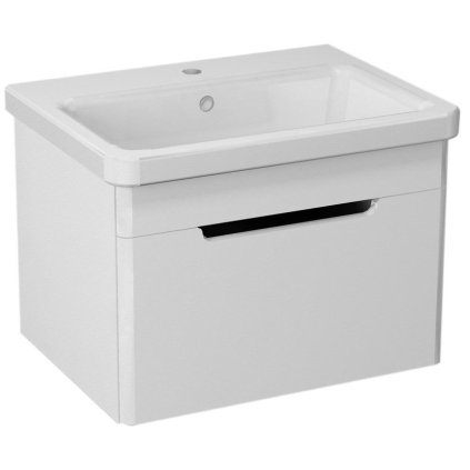 196530 sapho ella umyvadlova skrinka 56 5x39x43cm s umyvadlom city biela 70060 el060 3030 01