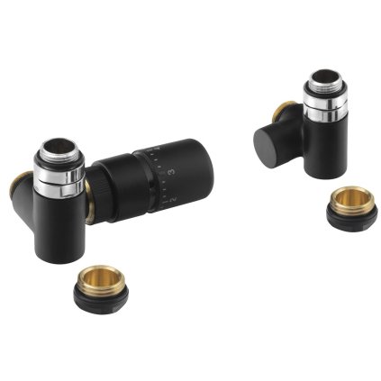 Sapho, CORNER COMBI připojovací sada ventilů termostatická, levé, chrom, CP3021BS