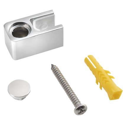 Gelco, VARIO koncovka pro upevnění skla do podlahy, chrom, NDGX02C