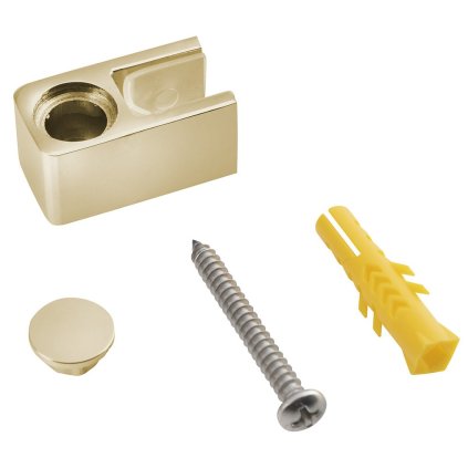 Gelco, VARIO koncovka pro upevnění skla do podlahy, zlatá, NDGX02G