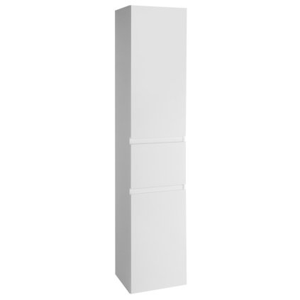 Aqualine, ALTAIR vysoká skříňka s košem 40x184x31cm, bílá, AI185L