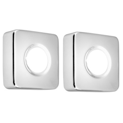 Sapho, Rozeta hranatá 59/25 mm, výška 20 mm, chrom, RS311