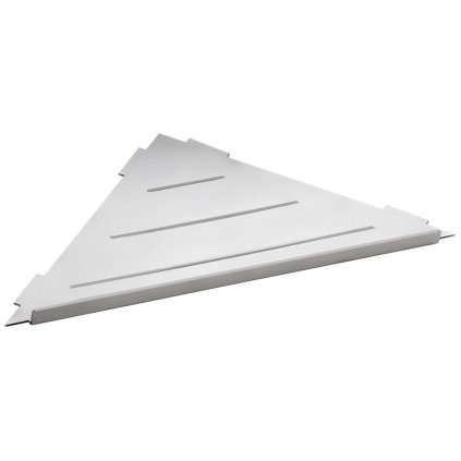 Sapho, SMART rohová police do spár 297x15x210 mm, leštěná nerez, XJ615
