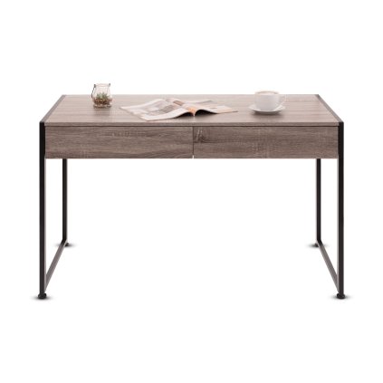 167523 8 tutumi dizajnovy kancelarsky stol na pocitac 123x60x76 cm r20fftdsk002 cierna dub sonoma tabac meb 07010