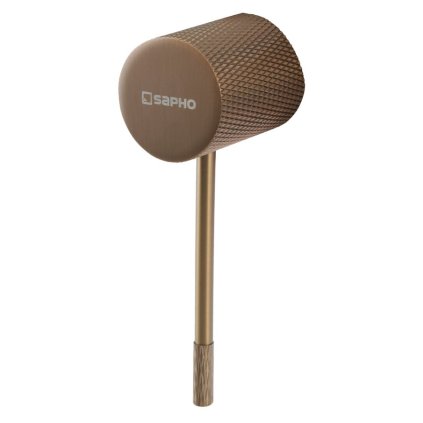 Sapho, SOLARIS nástěnná vanová baterie, černá matná, WD008PG-1