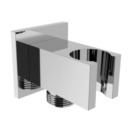 Mexen CUBE, podomítkové rohové připojení ruční sprchy 1/2", chrom, 79300-00