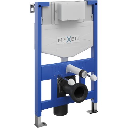 Mexen FENIX XS - Sádrokartonový modul pro závěsné WC, Nízký rám 82 cm s tlačítkem zepředu, 60800