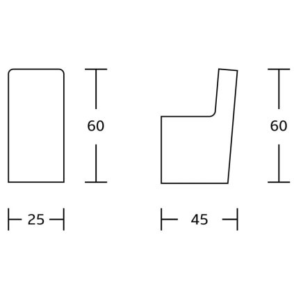 Mexen Adox, držák na ručník, 1-háček, chromová, 7018235-00