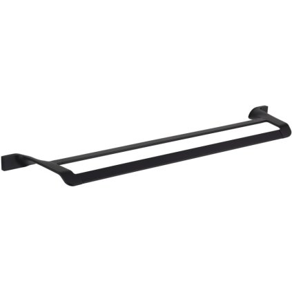 Mexen Rino, 2-řadý držák na ručníky, černá matná, 7027025-70