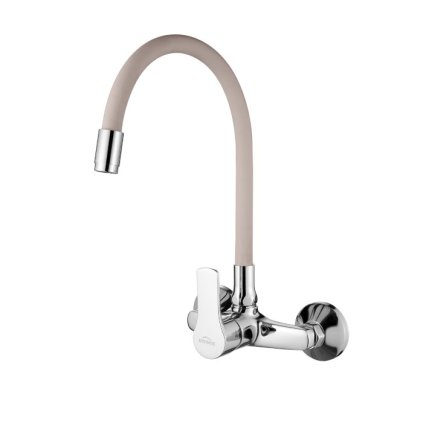 210888 invena verso nastenna kuchynska bateria 150mm s elastickym ramenom bezova chromova inv bc 82 e3s l