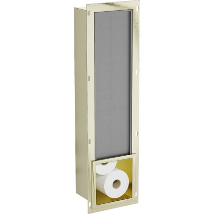 Mexen X-Wall-B, zabudovaný zásobník na toaletní papír, zlatá lesklá, 1955