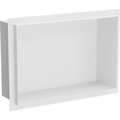 Mexen X-Wall-NR, polička na zapuštění pod obklad bez límce 30 x 20 cm, bílá, 1921302010