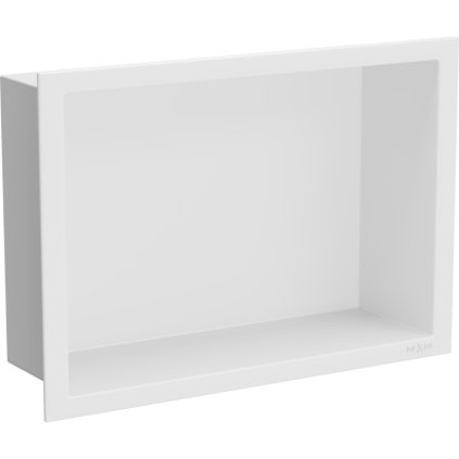 197169 mexen x wall r policka na zapustenie na obklad s golierom 30 x 20 cm biela 1920302010