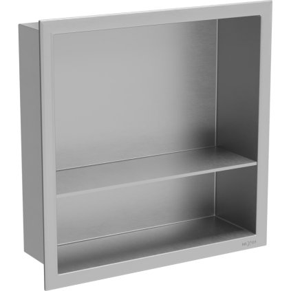 197190 2 mexen x wall r policka na zapustenie na obklad s golierom 30 x 30 cm ocelova 1910303010s