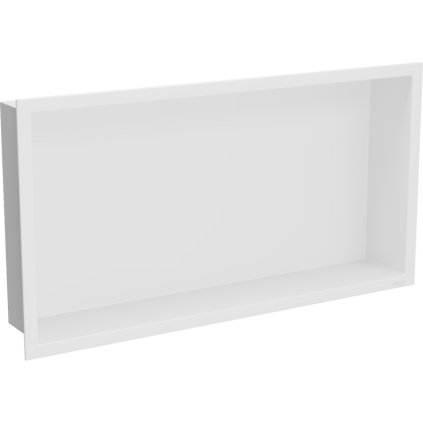 197241 mexen x wall r policka na zapustenie na obklad s golierom 60 x 30 cm biela 1920603010