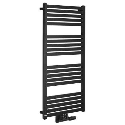 Bruckner, GRUNT topné těleso 500x1050 mm, středové připojení, černý mat, 600.121.6