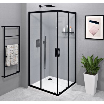 235797 gelco sigma simply black stvorcova sprchova zastena 1000x1000 mm rohovy vstup cire sklo gs2110bgs2110b