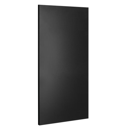 Sapho, ENIS koupelnový sálavý topný panel 600W, IP44, 590x1200 mm, černá mat, RH600B