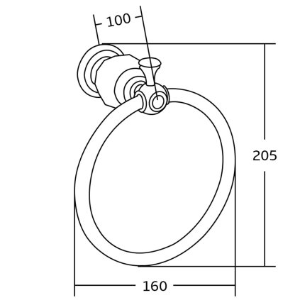 58015 1 mexen prislusenstvo estela drziak na uteraky ring chrom 7011532 00