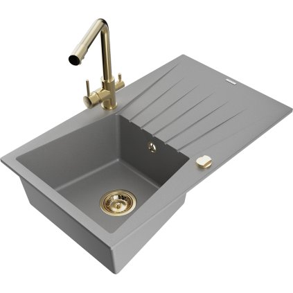 235152 3 mexen cesar granitovy drez 775x470x190 mm 1 komorovy a zlata bateria duero seda 6514 71 671600 50