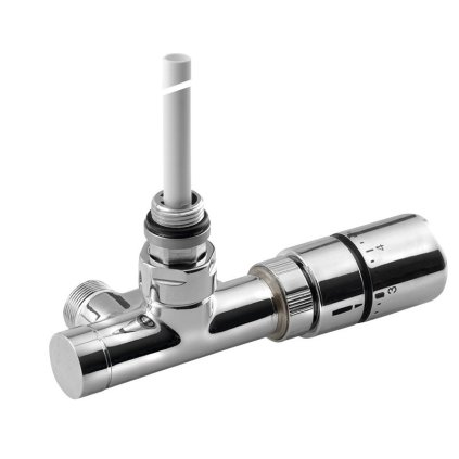 Sapho, MONO ONE připojovací sada ventilů termostatická jednobodová, rozteč 50mm, provedení Chrom