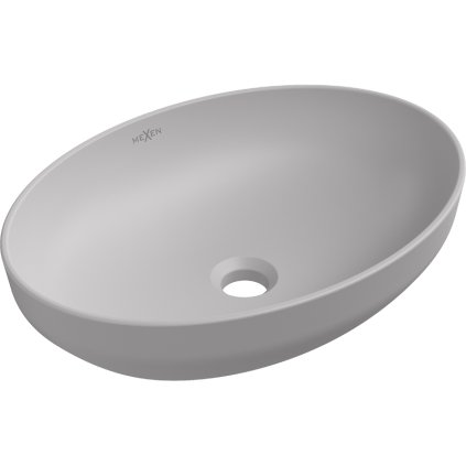 Mexen Cornelia, umyvadlo na desku 50 x 36 cm, šedá matná, 21885067