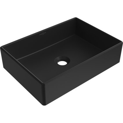 Mexen Goya, umyvadlo na desku 45 x 32 cm, černá matná, 22184585
