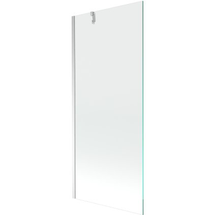 Mexen Next, vanová zástěna 1-křídlová 80 x 150 cm, fixní křídlo, 6 mm čiré sklo, chromový profil, 895-080-000-00-00-01