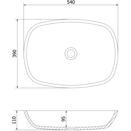 229923 1 mexen araks sklenene umyvadlo na dosku 54 x 39 5 x 11 cm tmava zlata 24155451