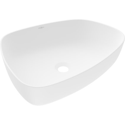 Mexen Ono, umyvadlo na desku z konglomerátu 51 x 39 cm, bílá, 23045101