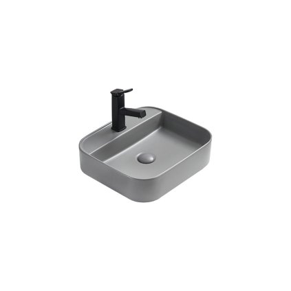Mexen Sofia, umyvadlo na desku 50 x 40 x 11 cm, světle šedá matná, 22155061