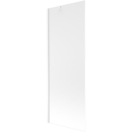 Mexen Next, vanová zástěna 1-křídlová 70 x 150 cm, fixní křídlo, 6 mm námraza sklo, bílý profil, 895-070-000-00-30-20