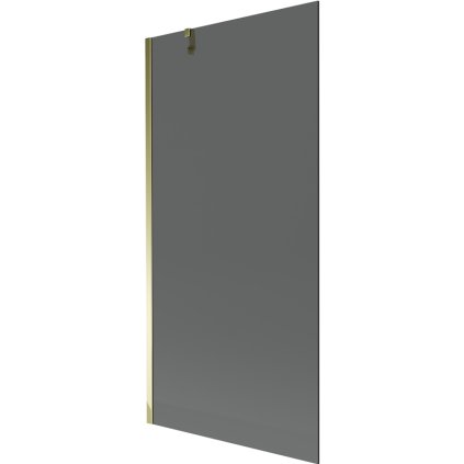 237903 mexen next vanova zastena 1 kridlova 90 x 150 cm fixne kridlo 6 mm sede sklo zlaty profil 895 090 000 00 40 50