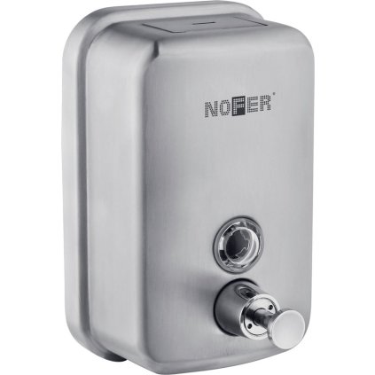 NOFER, Dávkovač tekutého mýdla 600 ml, nerez mat, 03001.06.S
