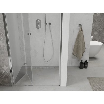 238560 8 mexen lima skladacie sprchove dvere do otvoru 105 x 190 cm 6mm cire sklo chromovy profil 856 105 000 01 00 d