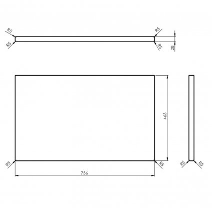 399442 sapho woody doska 756x28x463mm masiv prirodny dub wds750