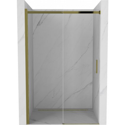 58507 1 mexen omega posuvne sprchove dvere do otvoru 120 cm zlata transparentna 825 120 000 50 00