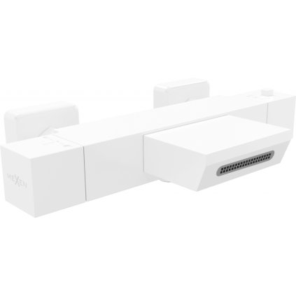 Mexen CUBE termostatická vanová baterie, bílá, 77360-20