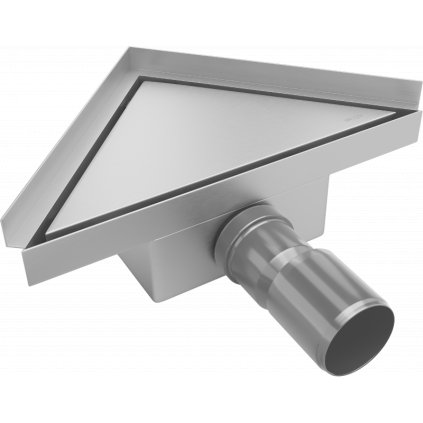 Mexen Flat nerezový sprchový žlab rohový, 1010320