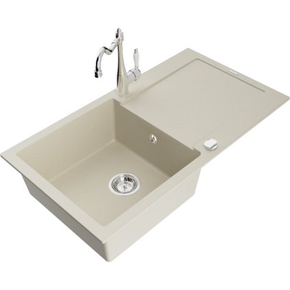 243555 3 mexen leo granitovy drez 900x500x190 mm 1 komorovy a drezova bateria carla bezova 6501 69 670700 00
