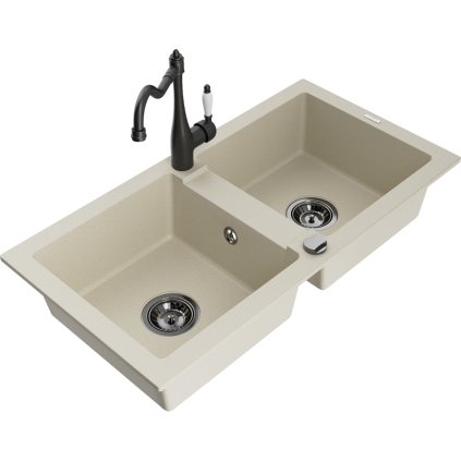 243909 mexen mario granitovy drez 820x436x161 mm 2 komorovy a drezova bateria carla bezova 6504 69 670700 70