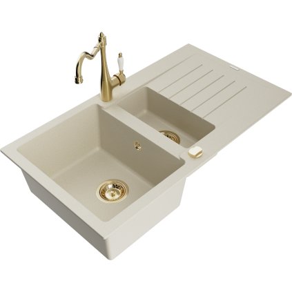 243729 mexen matias granitovy drez 900x505x200 mm 1 5 komorovy a drezova bateria carla bezova 6502 69 670700 50
