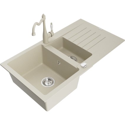 243726 3 mexen matias granitovy drez 900x505x200 mm 1 5 komorovy a drezova bateria carla bezova 6502 69 670700 69