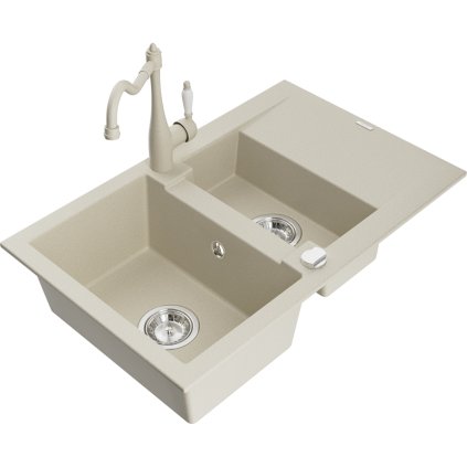 244503 mexen gaspar granitovy drez 752x436x161 mm 1 5 komorovy a drezova bateria carla bezova 6507 69 670700 69