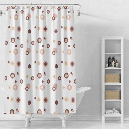 244851 aqualine sprchovy zaves 180x180cm vinyl biela modra cierna zv034