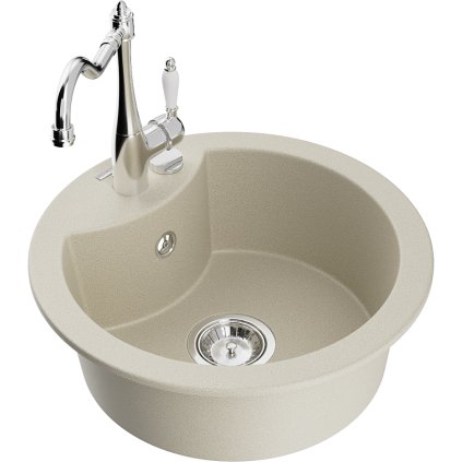 244941 mexen diego granitovy drez 488x488x167 mm 1 komorovy a drezova bateria carla bezova 6512 69 670700 00