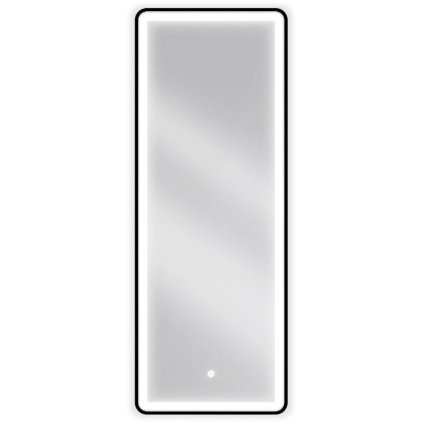 Mexen Coro, LED koupelnové zrcadlo s podsvícením a černým rámem 45x120 cm, 6000K, ochrana proti zamlžování, 9817-045-120-611-70
