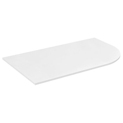 Sapho, PULSE Rockstone deska 755x12x455mm, levá, bílá mat, BM750-0101