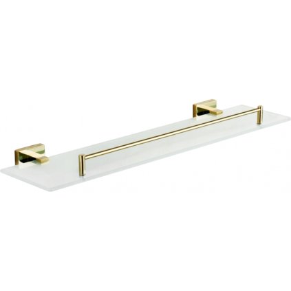 Mexen příslušenství, ARNO polička skleněná, zlatá, 7020737-50